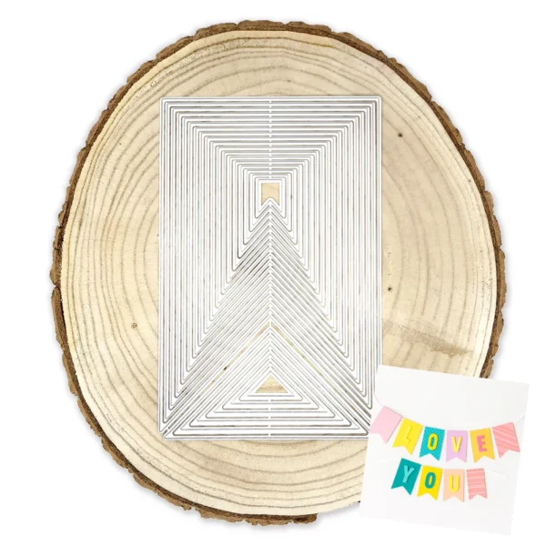 troquel suaje nido XL de banderines y triángulos web