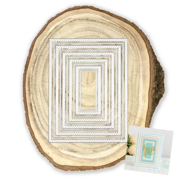 troquel suaje nido de rectángulos con borde liso y con doble pespunte copia