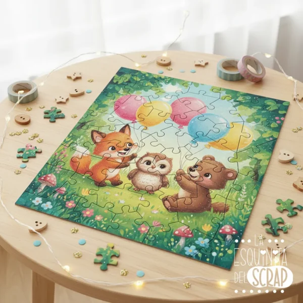 troquel suaje puzzle rompecabezas irregular XXL web ejemplo