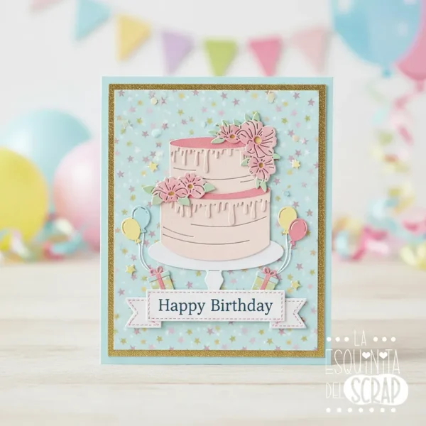 troquel suaje set de pastel de 2 pisos ejemplo copia