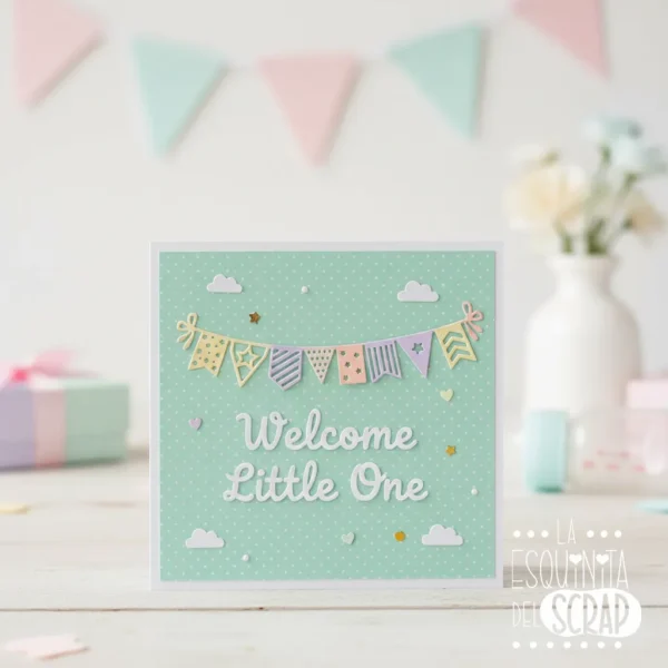 troquel suaje tira de banderines ejemplo