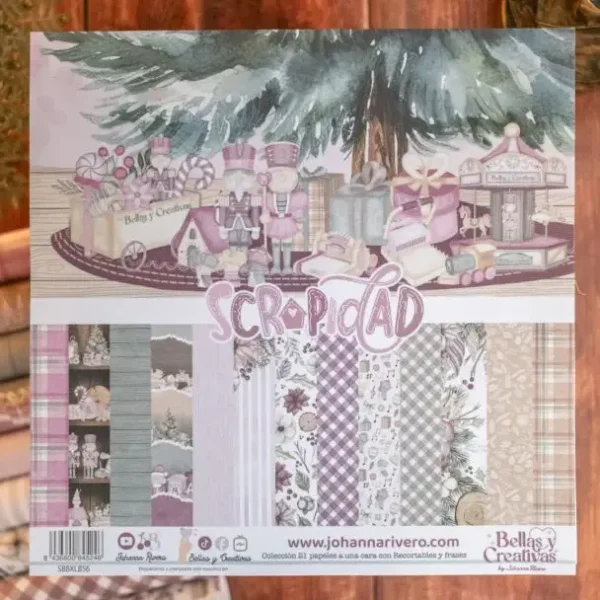Colección 21 papeles una cara 12×12 Scrapidad Johanna rivero