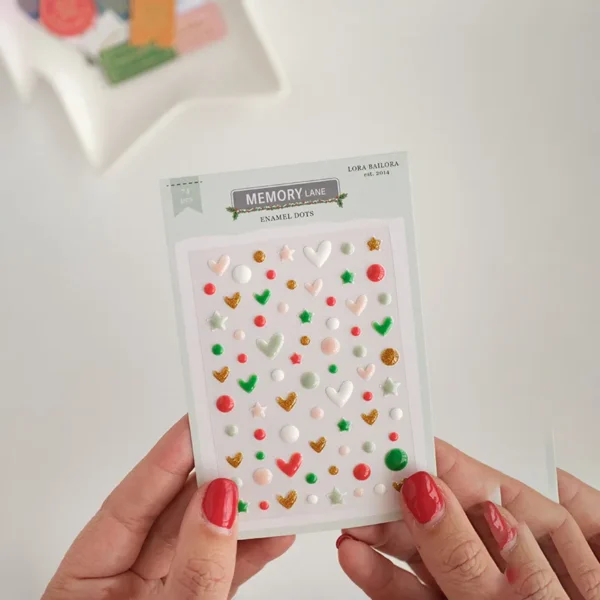 ELB0233 Enamel dot MEMORY LANE