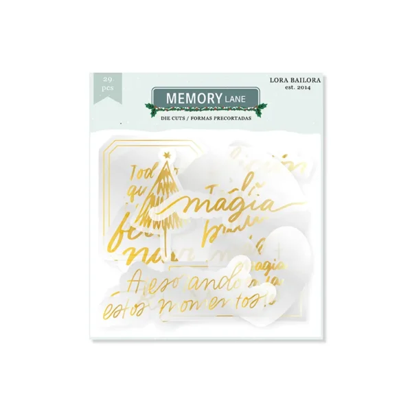ELB0236 Die cuts vellum MEMORY LANE