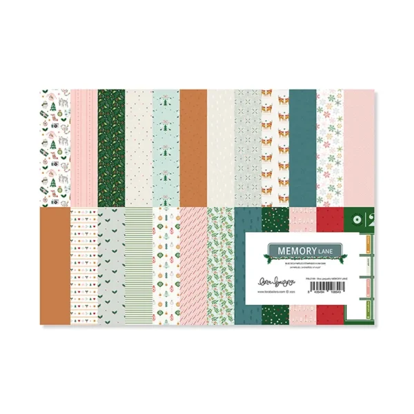 PBL0199 Paper pad 24 papeles estampados a una cara 15,2x20,3 cm MEMORY LANE