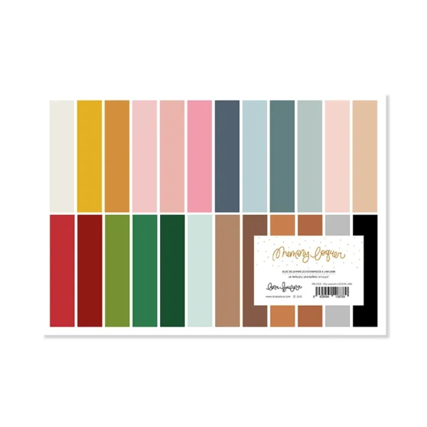 PBL0203 Paper pad 24 papeles lisos a una cara 250 grs 15,2x20,3 cm MEMORY LANE