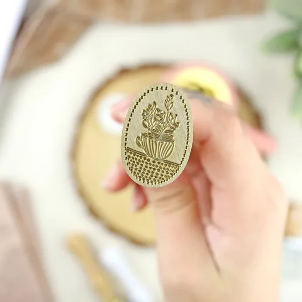 flores wax seal vero ilustrada