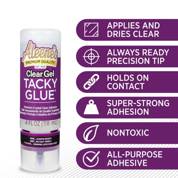 pegamento adhesivo tacky glue clear gel always ready