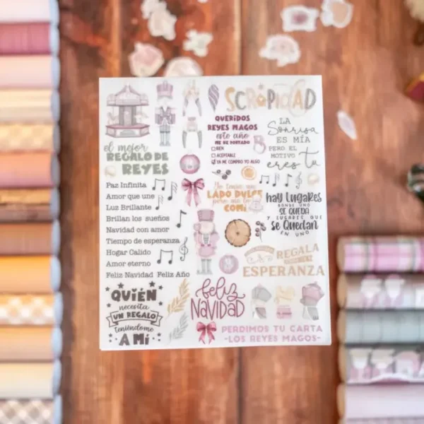 rub ons colección Scrapidad Johanna rivero