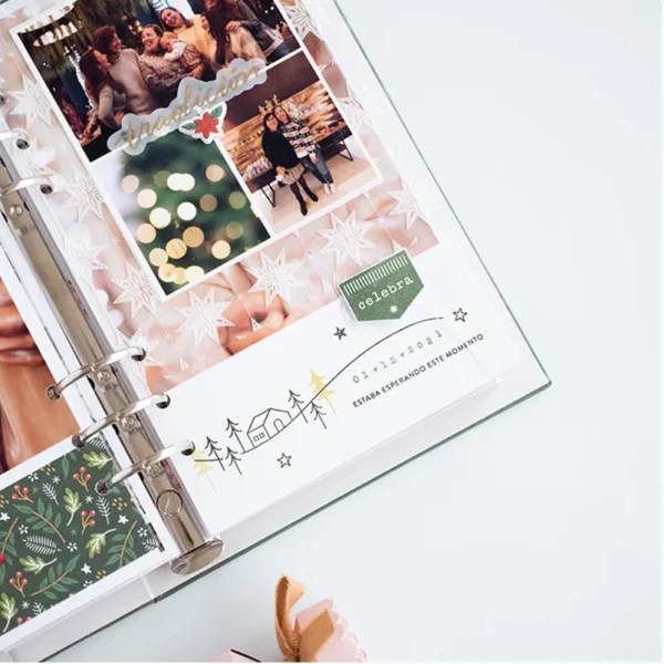 sello acrilico 11x21 cm historias de navidad