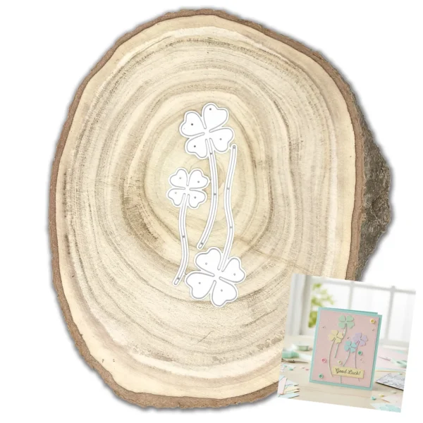 troquel suaje tréboles de 4 hojas web