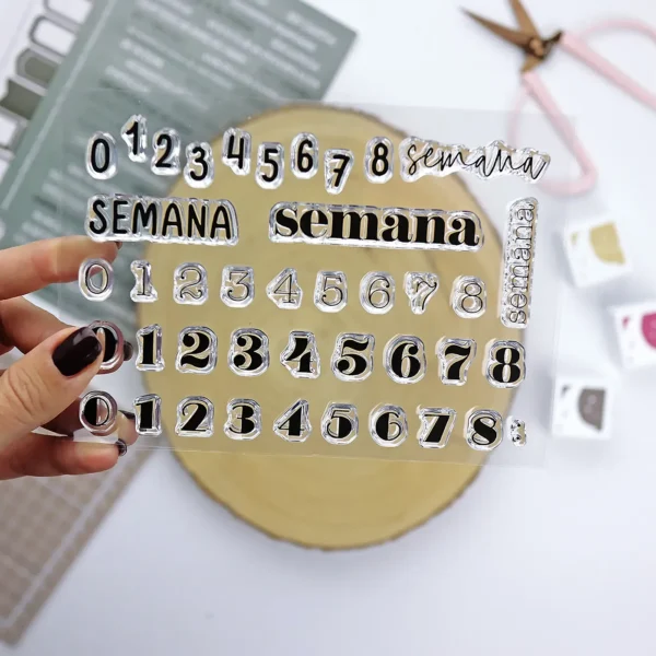 set de sellos 52 semanas Alúa Cid scrapbooking 1