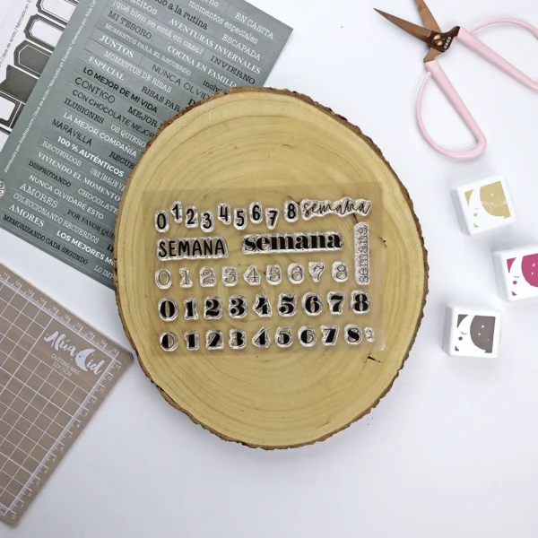 set de sellos 52 semanas Alúa Cid scrapbooking 4