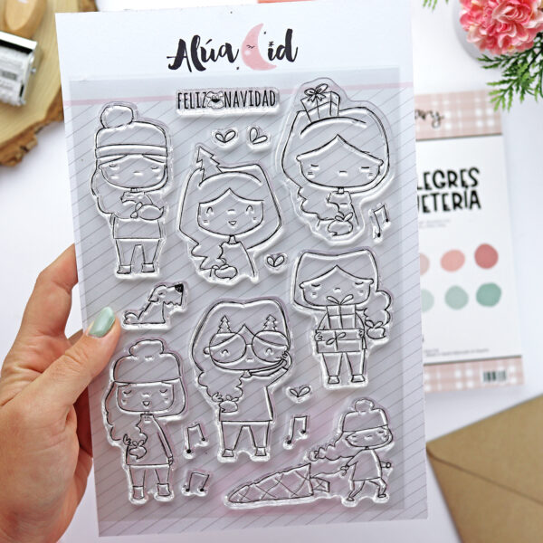 Set de sellos A5 Libertad Navidad Alúa Cid 2