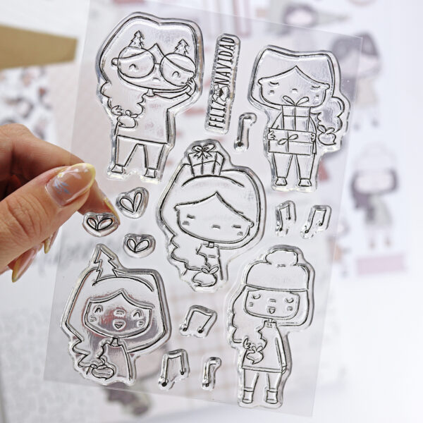 Set de sellos A6 Libertad Navidad Alúa Cid 1