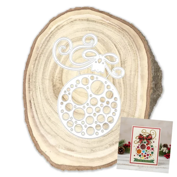 troquel suaje esfera de navidad Suzzy web