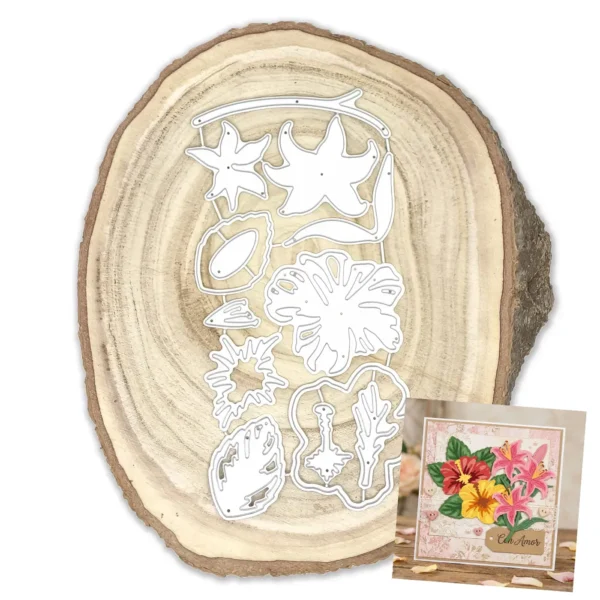 troquel suaje flor de lirio webs