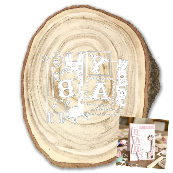 troquel suaje jirafa baby infantil web